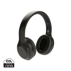 Cuffie RCS standard in plastica riciclata, nero, XDP329.661