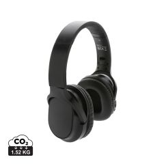 Cuffie pieghevoli wireless Elite in plastica riciclata RCS, nero, XDP329.691
