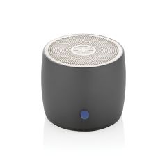 Swiss Peak RCS altoparlante bassi in alluminio riciclato 3W, grigio, XDP331.002