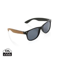 GRS recycled PC plastic sunglasses with cork, black, XDP453.881