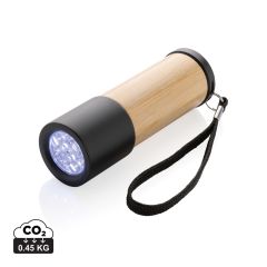 Bamboo and RCS certfied recycled plastic torch, brown, XDP513.379