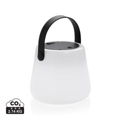 SolarGlow RCS reciklirani ABS USB punjiva vanjska svjetiljka, bijela, XDP513.473