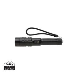 Gear X USB wiederaufladbare Taschenlampe, Schwarz, XDP513.851