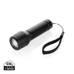 Torcia Flara RSC in plastica riciclata ricaricabile via USB, nero, XDP514.0501