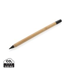 Bamboo infinity pencil with eraser, brown, XDP611.099
