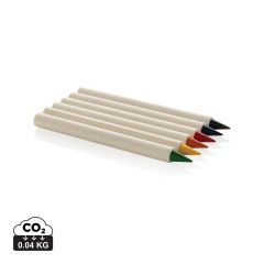 Micki GRS infinity 6pc colouring pencil set, white, XDP611.3503