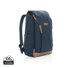 Impact AWARE™ 16 oz. recycled canvas 15 laptop backpack, XDP760.24-4E9D826D