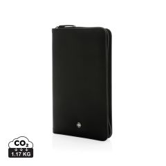 Portafoglio da viaggio Swiss Peak Heritage RCS rPU RFID, nero, XDP820.341