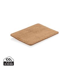 Ploski denarnica iz plute z RFID zaščito, rjava, XDP820.879