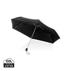 SP Aware™ RPET ultra-lahek popolnoma avtomatski dežnik 20.5”, črna, XDP850.321
