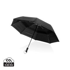 Swiss Peak Aware™ Tornado 27” ombrello da tasca per tempeste, nero, XDP850.331
