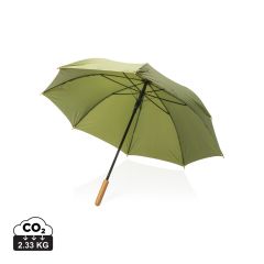 23 Impact AWARE™ RPET 190T auto open bamboo umbrella, XDP850.65-80CBE743