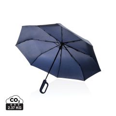 Yara 21 AWARE™ RPET dežnik enobarven s karabinerjem, XDP850.71-CAE41689