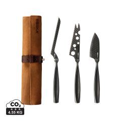 Set coltelli per formaggio BOSKA Monaco+ nero, nero, XDRB307089