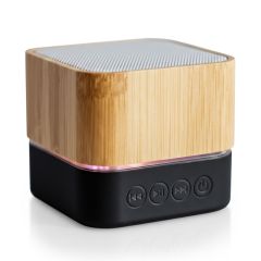Altoparlante wireless in bambù 3W | Sheppard, marrone, V0135-17
