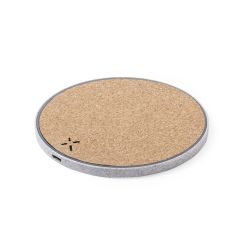 Wheat straw wireless charger 10W, mixed, V0149-00