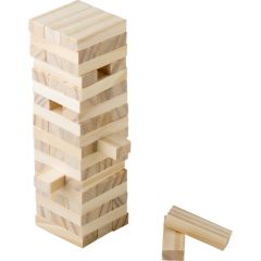 Lesena stolpna igra spretnosti, rjava, V0291-16