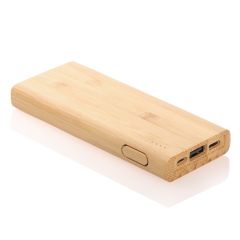 Bamboo power bank 5000 mAh BRIGHT | Posey, brown, V0347-17