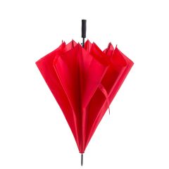 Big windproof automatic umbrella, red, V0721-05
