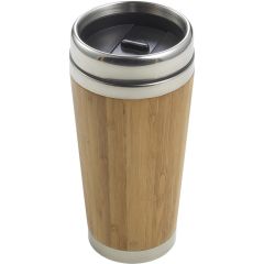 Bambusna termo šalica 400 ml, bež, V0773-18