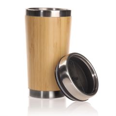 Tazza termica in bambù 500 ml | Mark, marrone, V0845-17