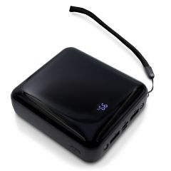 Power bank 10000 mAh, 3 charging cables included | Tim, black, V0903-03