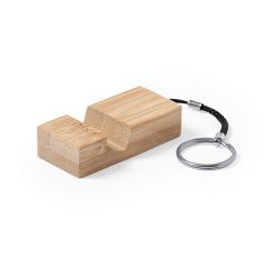 Portachiavi in bambù, supporto per telefono, misto, V0964-00