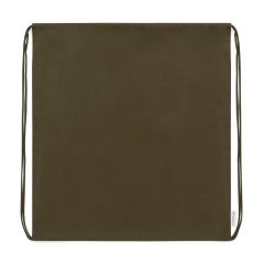 Borsa in cotone biologico con coulisse, marrone, V1080-16