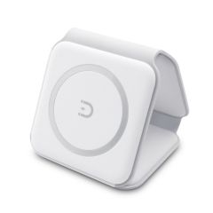 Foldable wireless charger 15W | Bertie, white, V1413-02