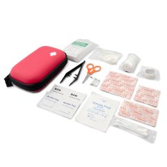 Erste-Hilfe-Set in Tasche, 45 Teile | Bao, Rot, V1427-05