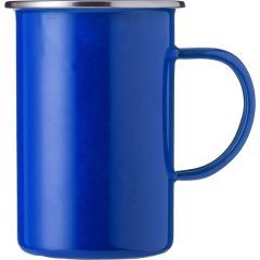 Tazza smaltata 450 ml, blu, V1509-11