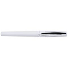 Rollerball-Stift mit Kappe, Weiß, V1961-02
