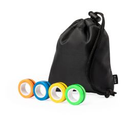 Set antistress magnetico, nero, V2094-03