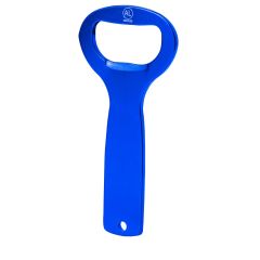 Apribottiglie in alluminio riciclato, blu, V2107-11