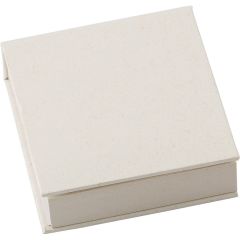 Blocco note in cartone di latte riciclato, bianco, V2223-02