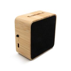 Bamboo wireless speaker 3W BRIGHT, solar panel | Androwe, brown, V2240-17