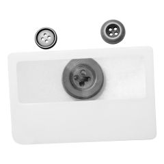 Magnifying glass, white, V2488-02