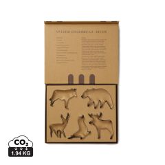 VINGA Nordic veliki 5 modli za kekse, set od 5 komada, siva, XDV261012