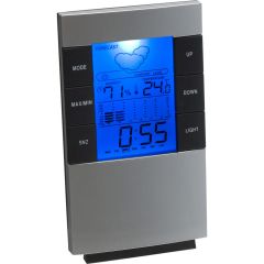 Stazione meteorologica digitale, argento, V3069-32
