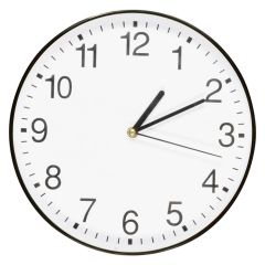 Wall clock | Nix, black, V3449-03