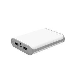 Power bank 8000 mAh | Lesley, white, V3780-02