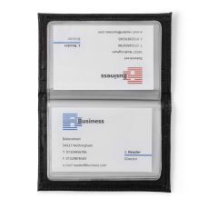 Business card holder, black, V4460-03