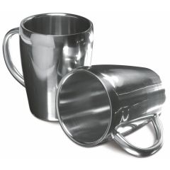 Set aus 2 Tassen 200 ml, Silber, V4543-32