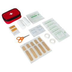 Erste-Hilfe-Set in Tasche, 25 Stück | Briar, Rot, V5593-05