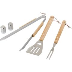 Apron, barbecue set, black, V6391-03
