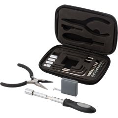 Set di attrezzi, 24 pz., nero, V7256-03