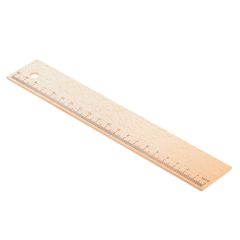 Wooden ruler | Colton, brown, V7385-17