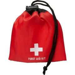 Erste-Hilfe-Set in Tasche, 10 Stück, Rot, V7901-05