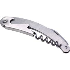 Waiters knife, bottle opener, corkscrew, foil cutter, silver, V7987-32