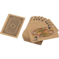 Carte da gioco in carta riciclata, marrone, V8306-16